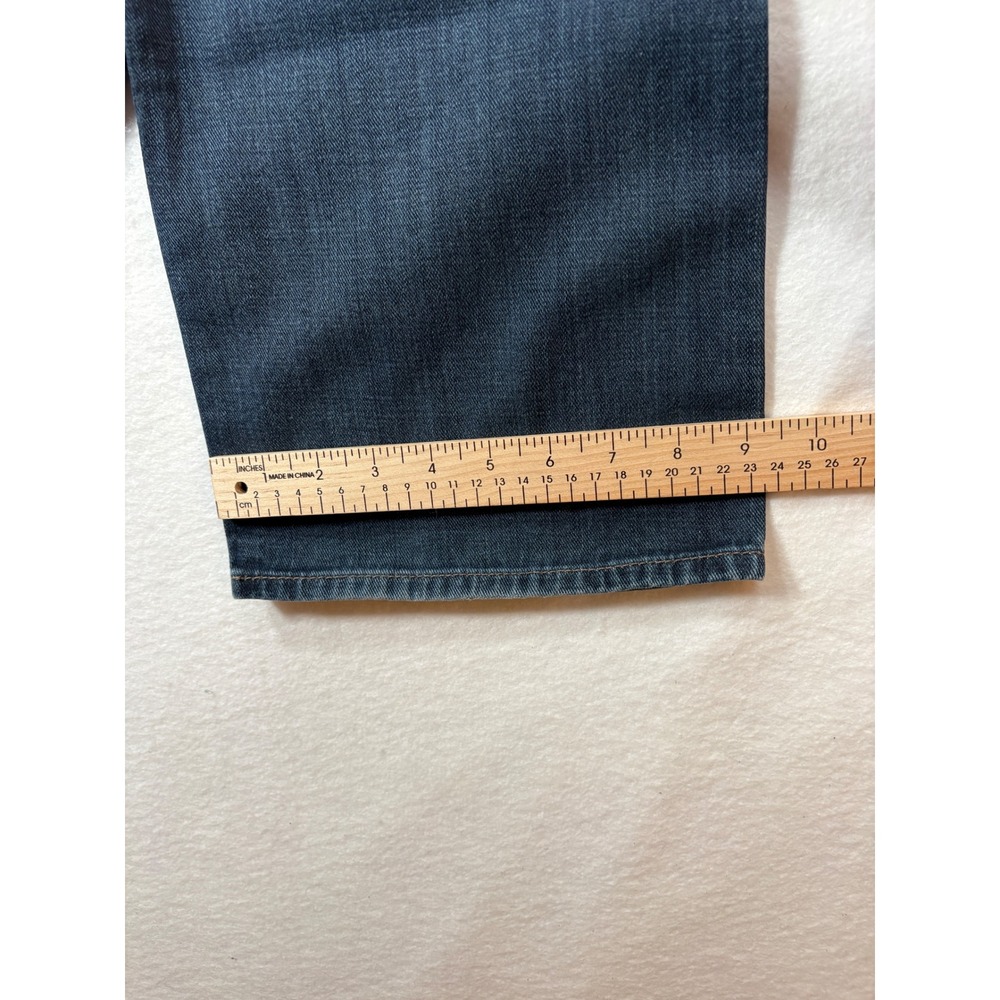 Lucky Brand 363 Vintage Straight Jeans Mens 35x32 Dark Wash Denim Blue - Picture 10 of 10